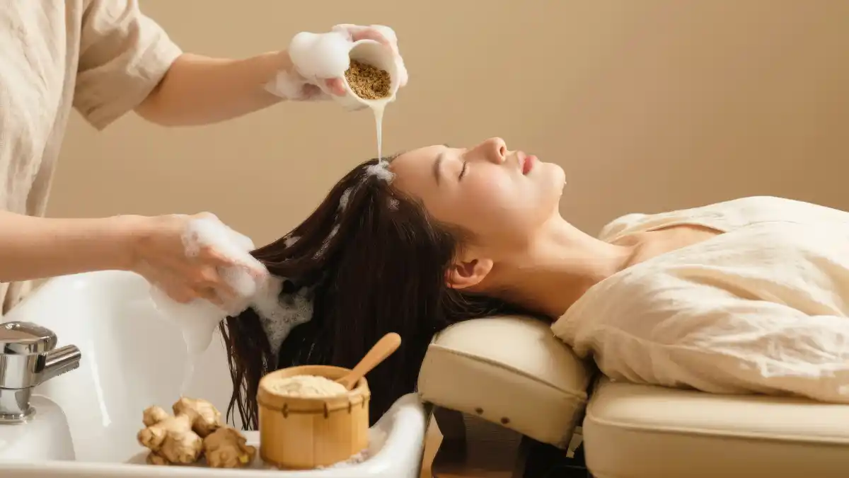 Head spa at Sun Aura Nail Spa in Huntsville